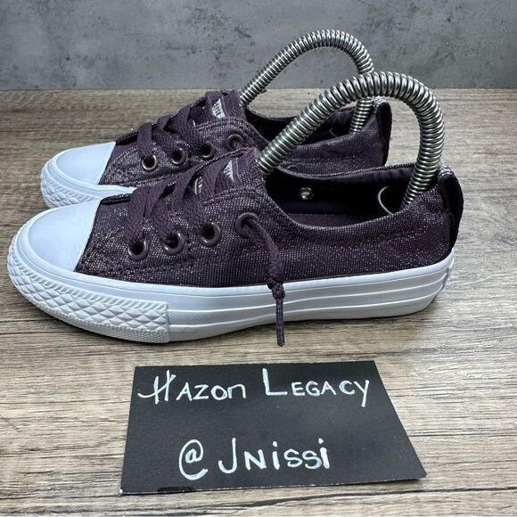 Converse Other - Converse~Girl’s~Chuck Taylor All Star  Slip On Shoes~Purple~Size 11